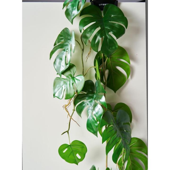 Set van 2 Split Philodendron-slinger, 104 cm, groen