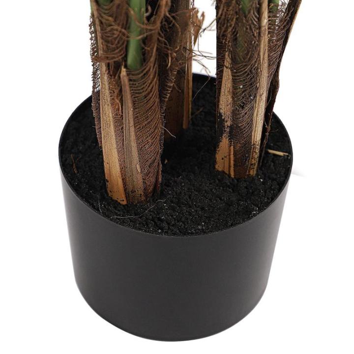 Kunstplant grote kunstpalm, 140 cm, , groot als echte Areca palm, , plastic plant, decoratie, nepplant voor woonkamer, balkon, slaapkamer, kantoor