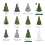 Kunstkerstboom, 150 cm, grenen met houten standaard, dennenboom, kunstkerstboom met natuurlijk wit besneeuwd, made in EU