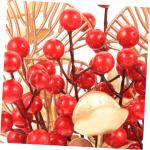 Künstlicher Blumenkorb Hochzeitsgeschenke Hochzeitsblumenarrangement Christbaumschmuck Für Paare Wohnakzente Dekor Hochzeitsverzierung Aus Roten Beeren Paargeschenk Eisen