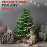 Künstlicher Weihnachtsbaum, Tanne, Bleistift, Tannenbaum, Tannenbaum, Scharnier, inklusive Ständer, Tannennadel, Weihnachtsbaum mit dicken Zweigspitzen, Weihnachtsdekoration, 180