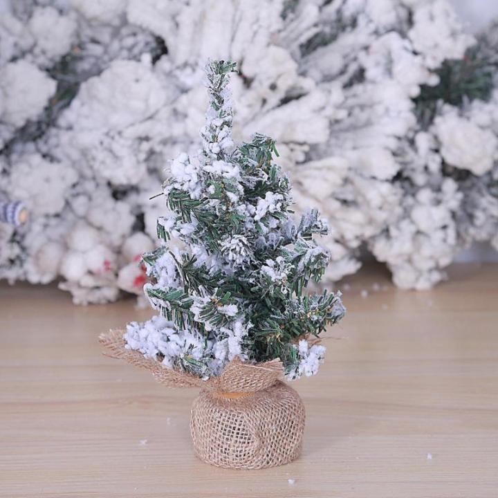 Tisch-Weihnachtsbaum,Weihnachtsbaum klein, Miniatur-Weihnachtsbaum-Tischdekoration, Niedliche Miniatur-Schneebaum-Weihnachtsdekoration, Heimdekoration, Tischdekoration für Wohnzim