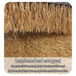 Künstliche Strohdach, Künstliche Mexikanische Palm Runner, Simulation Strohfliesen, Gefälschtes Stroh, Künstlicher Strohpavillon PVC Strohsimulationsrolle Aus Kunststoff, Für 