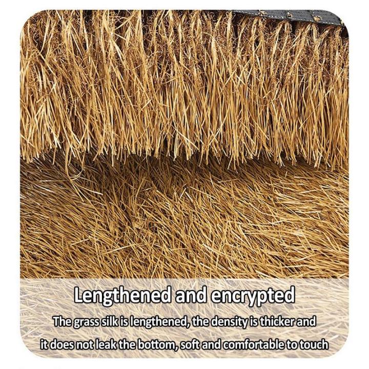 Künstliche Strohdach, Künstliche Mexikanische Palm Runner, Simulation Strohfliesen, Gefälschtes Stroh, Künstlicher Strohpavillon PVC Strohsimulationsrolle Aus Kunststoff, Für 