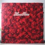 Wand Aus Großen Roten Rosen, Künstliche Blumenwand, 3D-Wand Mit Stoffrücken, Blumen-Seidenhortensie, Blumenwandpaneel, Verwendet Für Hochzeit, Gartenwand, Kirchenwand, Party(2x