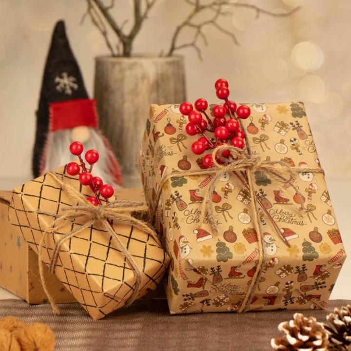 25 x decoratieve takken, decoratieve kleine takken met bessen, decoratieve takken als tafeldecoratie, knutselaccessoires voor doe-het-zelfwerkzaamheden (25 stuks, enkele rode besse
