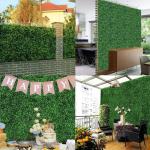 12 stuks kunsthaag hangplanten klimop wijnstok muur voor huis kamer tuin bruiloft slinger buiten decoratie - 40x60cm
