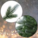 Kerstboom Luxe 210 cm donkergroen - poedersuiker Kunstkerstboom PE/PVC Mix Kunstmatige Dennenboom