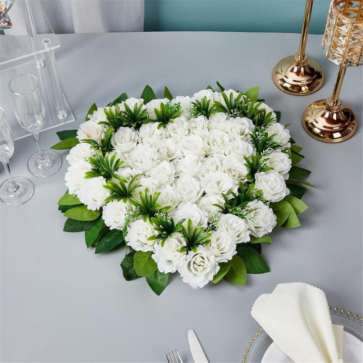 Künstliche Blumensträuße, künstliches Rosenarrangement für Hochzeit, Tafelaufsatz, Valentinstag, Dekoration, Foto-Requisiten