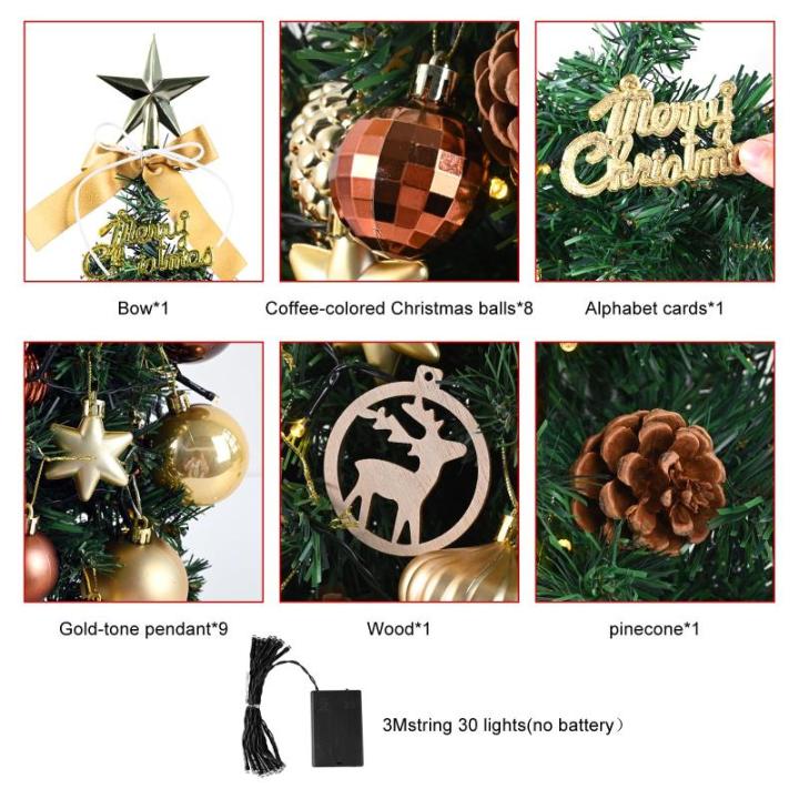 Kunstkerstboom, moeilijk ontvlambaar, pvc-dennenboom, kerstboom met ornamenten, indoor kunstdecoratie