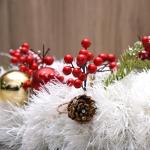 50 x strooidecoratie, decoratieve takken met bessen, decoratieve takken om te strooien als knutselbenodigdheden, verfraait geschenken en potpourris (50 stuks, weinig bessen)