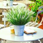 8 bundels , lavendel, outdoor, kunstbloemen, zoals echt weerbestendig, uv-bestendig, struiken, namaakbloemen, kunstbloemen, kunstbalkonplanten, decoratie voor tafel, raam,