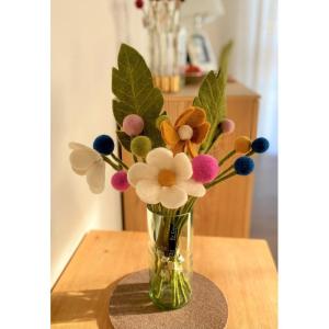 - Vilten bloemen boeket bloemen van vilt - boeket - Fair Trade - handgemaakt (zomerweide)