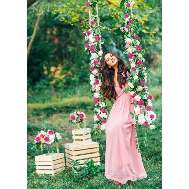 Kunstbloemen, rozen, 25 stuks, kunstrozen met steel, voor doe-het-zelf bruiloft, boeketten, bruid, woondecoratie, hot pink