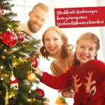 Kunstkerstboom, 220 cm, premium kwaliteit, met houten standaard, natuurgetrouw en dicht gevulde takken, kunstkerstboom
