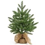 Mini-kunstkerstboom, 45 cm, kleine groene kerstboom, tafel, dennenboom, PE kerstboom voor kerstdecoratie