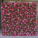 Blumen-Wandpaneel-Set, Künstlicher Wandblumen-Hintergrund, 3D-Seiden-Hortensien-Rosen-Blumenpaneel Für Fotohintergrund, Zuhause, Party, Hochzeit, Hintergrunddekoration(2M*2M)