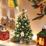 Christmas Tree Miniature, Small Artificial Christmas Tree, Tabletop Christmas Tree, Christmas Tree Ornaments, Miniature Christmas Tree Decor, Holiday Tree for Tabletop, Christmas D