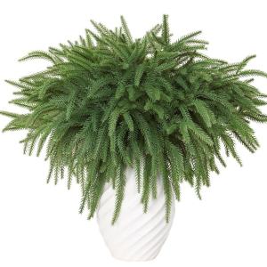 Kerstdennentakken, 12 stuks, kunstkersttakken, doe-het-zelf knutselen, Kerstmis, , 45 cm, takken voor Kerstmis, binnen, buiten, wooncultuur (12)