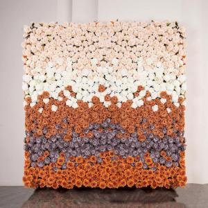 5D Künstliche Blume auf Stoffbasis Hintergrund Outdoor Hochzeit Dekoration Wand mit künstlicher Rose Hortensie Große Blumen für Hochzeiten Partys Geburtstage Einkaufszentrum Ev