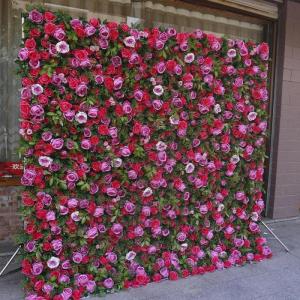 Blumen-Wandpaneel-Set, Künstlicher Wandblumen-Hintergrund, 3D-Seiden-Hortensien-Rosen-Blumenpaneel Für Fotohintergrund, Zuhause, Party, Hochzeit, Hintergrunddekoration(3M*3M)