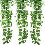 Kunstklimopslinger, 6 stuks, 10,5 m, voor kantoor, keuken, tuin, feest, wanddecoratie