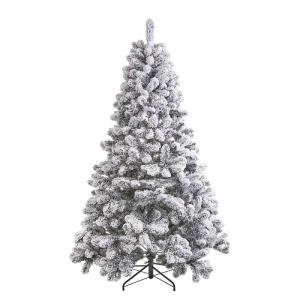Weihnachtsbaum beschneit Grün 210 cm| künstlicher Christbaum Tannenbaum -Tree of The Month- Christmas Tree Weihnachtsdeko | Kunsttannenbaum Dekoration für Advent und Weihnachten