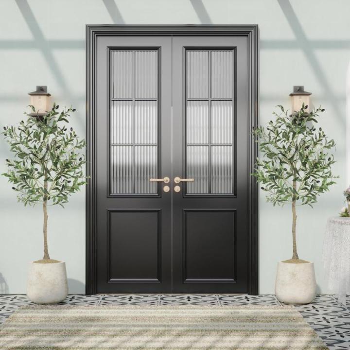 Olijfboom, kunstplant, 120 cm, grote kunstolijfboom, kunstboom, ziet eruit als echt voor woonkamer, slaapkamer, kantoor, decoratie