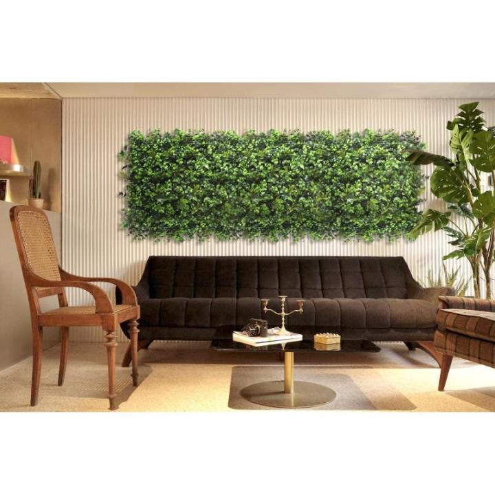 Plantenwand, , wandplanten, 50 x 50 cm, decoratie voor muur/balkon/tuin, tropisch, 50 x 50 cm
