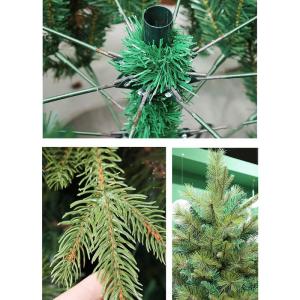2,0 m umweltfreundlicher künstlicher Weihnachtsbaum aus PVC, hochwertige Fichte mit Scharnier und Metallständer, Dekoration für den Weihnachtsbaum, für Zuhause, Büro, Ges，Gr