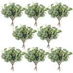 eucalyptus decoratie simulatie groene eucalyptus laat takken zilveren dollars eucalyptus plant bulk voor bruiloft, tuin, huis, kantoor decoratie (groen, 48 stuks)