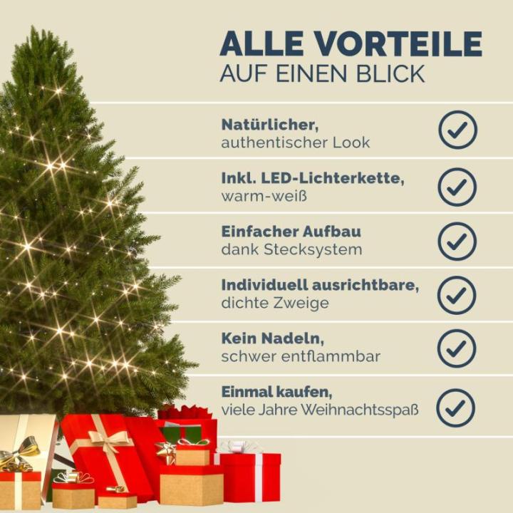 Kunstkerstboom 140cm LED Lichtslinger Verlichting Zilverspar PE 470 Punten Levensecht Metalen Standaard Kerstboom groen
