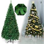 Kunstkerstboom, dennenboom met metalen standaard, pvc-naalden, kunstboom voor Kerstmis, ideaal voor thuis, kantoor, winkels en hotels, groen