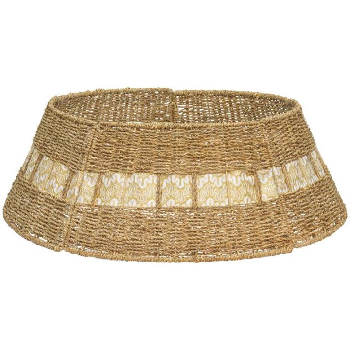 Kerstboom kraag boerderij kerstboom decoraties boom rok kerstboom basis ring (champagne)