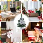 Künstlicher Tisch-Weihnachtsbaum, Weihnachtsbaum,Startseite Künstliche Kiefer für Tisch | Weihnachtskiefernbaum mit gewebter Basis für Fenster, Wand, Baum,
