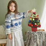 Kerstboom met verlichting 50 cm lichtketting kerstboom mini kerstboom kunstmatige kerstboom kerstdecoratie tafel kerstboom kerstcadeaus