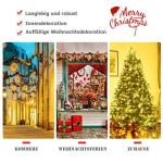 Kunstkerstboom met led-lichtkettingen, kerstboom met verlichting, 210/225/240 cm, groen