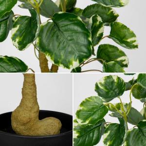 45 cm kleine , in pot, decoratieve planten in pot, zoals echt, Chinese geldplant, plastic planten voor woonkamer, slaapkamer, kantoor, decoratie