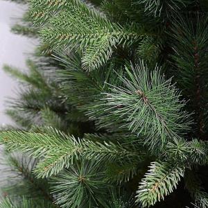 Weihnachtsbaum, Weihnachtsbaum, künstliche bäume, Dekoration, Weihnachtsbaum, künstlicher, aufklappbarer, dekorierter kiefernbaum aus PVC mit massiven metallbeinen, stumpfer Wei