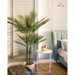 165cm künstliche Phoenix Palme, Areca Palme nur für den Innenbereich mit 2 abnehmbaren Stämmen und 24 verstellbaren Palmenblättern, deko für Büro, Laden, Wohnung und Party