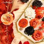Halloween kunstbloemen, zwarte bloemen, zijden bloemen, kunstrozen met stelen voor bruiloft, bruidsboeketten, tafeldecoratie, babyshower, bloemstuk, woondecoraties
