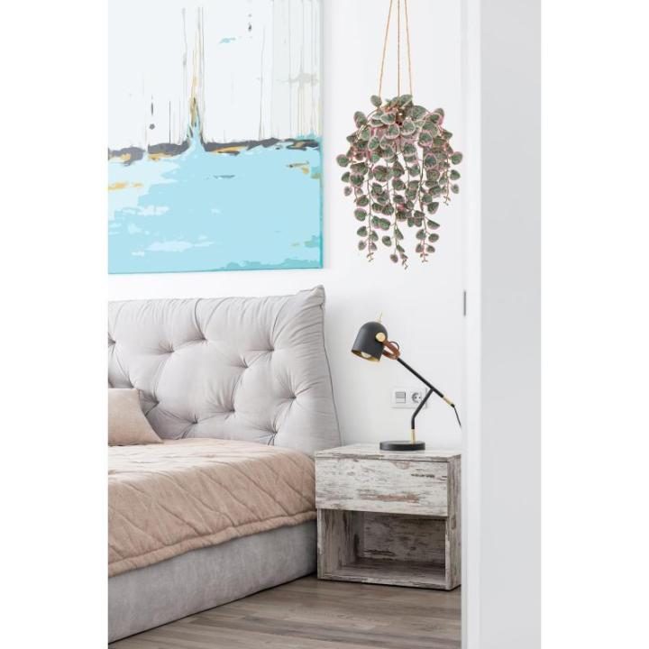 Hangende , decoratieve planten in pot, kunstplant hangende eucalyptus, plastic planten hartblad voor slaapkamer, woonkamer, kantoor, decoratie #6