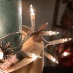 832051 Mini-lichtketting voor , 20 reservelampen, heldere warme verlichting, verlicht 2,85 m, witte lichtketting met 20 lampjes met stekker voor Kerstmis < 59 lumen