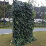 Grüne Simulations-Pflanzenwand, Künstliche Wand-Blumen-Hintergrund 3D-Seiden-Hortensie-Blumenplatte Für Foto-Hintergrund-Home-Party-Hochzeits-Hintergrund-Dekoration(1m*1m)