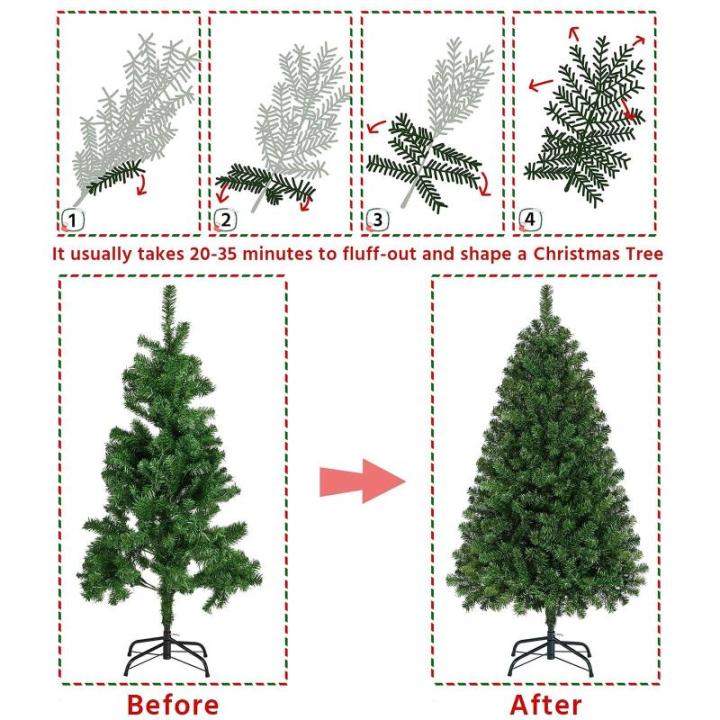 Künstlicher Weihnachtsbaum,300cm grüner Weihnachtsbaum, künstlicher Weihnachtsbaum, 2000 Zweige mit Metallständer, klappbare Zweige for einfache Montage, geeignet for Urlaubsde