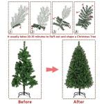 Künstlicher Weihnachtsbaum,300cm grüner Weihnachtsbaum, künstlicher Weihnachtsbaum, 2000 Zweige mit Metallständer, klappbare Zweige for einfache Montage, geeignet for Urlaubsde