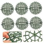 6 stuks bloemstuk bolvormig plantenrek bloemenboeket accessoires bloemenstandaard bloemenkrans van draad topiary-kooi metalen lijn kunstmatig plastic