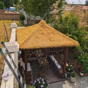 Künstliche Strohdachdach, Künstliche Strohrolle, Künstliche Palmgras Rolle, Strohdach Simuliertes, Falsches Stroh, Gefälschtes Strohdach Für Garten Terrasse Strandschir Pavill