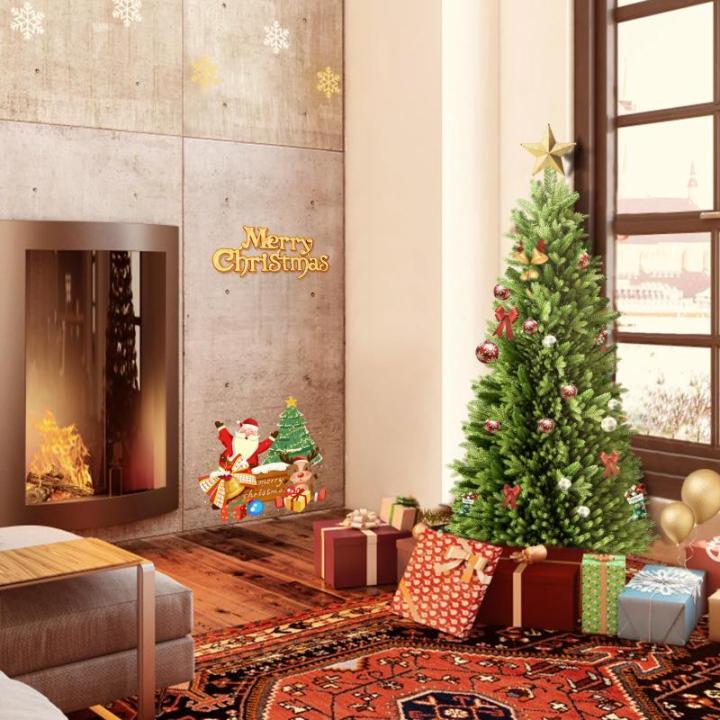 Kunstkerstboom 180 cm premium dennenboom kunstgroen PVC, natuurgetrouwe spuitgietelementen, edelspar snel op te bouwen, brandvertragend, incl. kerstboomstandaard (1,8 m)
