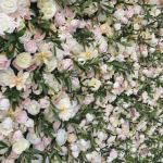 5D-Kunstblumenwand-Hintergrundwand, Gefälschter Blumenrosenhintergrund Mit Hoher Dichte Eignet Sich Für Hochzeitsdekoration, Bühnenlayout Für Fotohintergrund Home Party Wedding